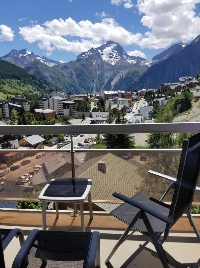 Magnifique Vue Centre Station Apartment Les Deux Alpes Luaran gambar